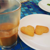 Masala Chai with spiced biscuits